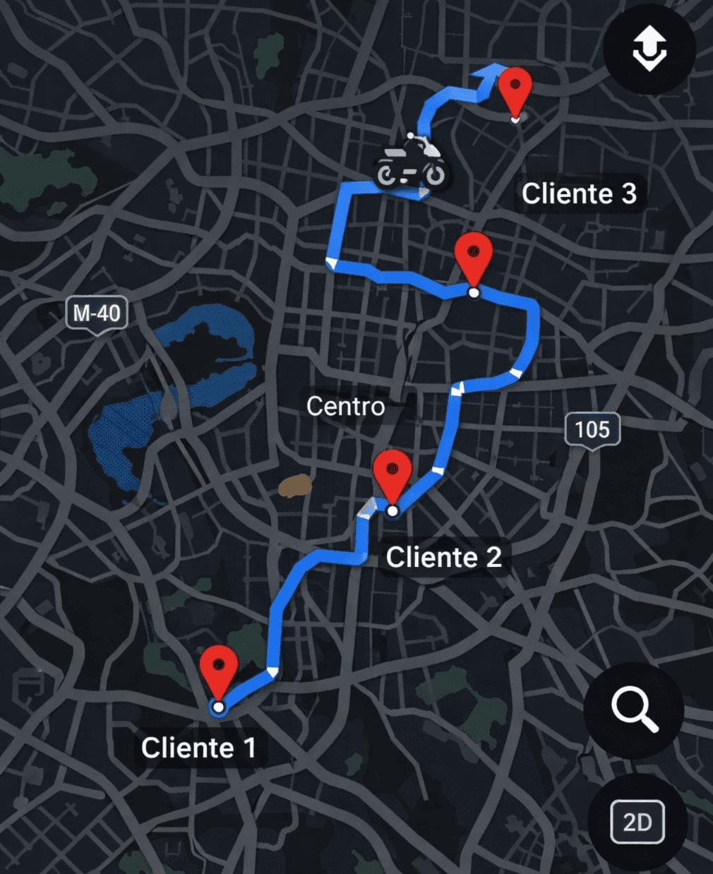Cobrador en ruta con PayDrop